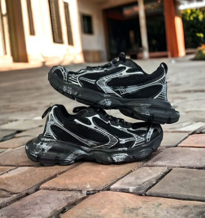 Balenciaga 3xl Beast Mode Black Grey Sneakers