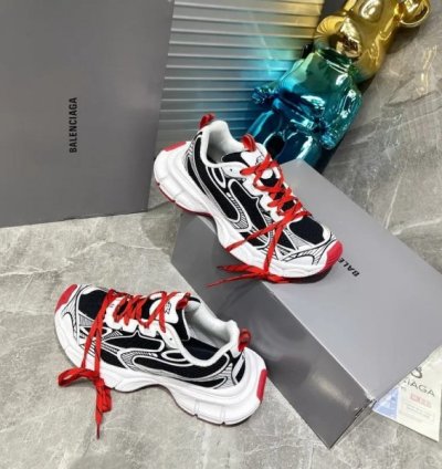 Balenciaga 3xl Me S Trainers Black White Sneakers