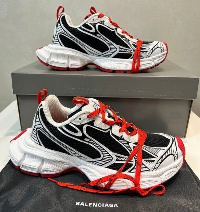 Balenciaga 3xl Me S Trainers Black White Sneakers