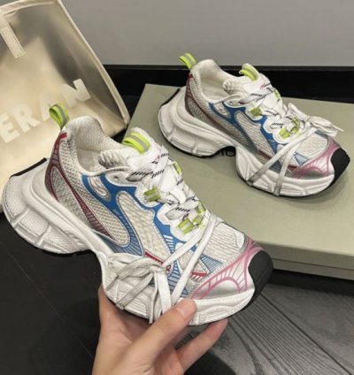 Balenciaga 3xl Men S Blue And Pink Trainers Sneakers