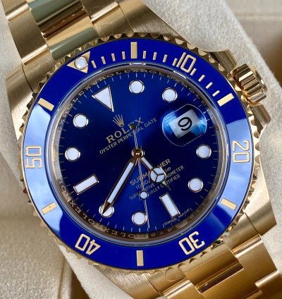 Rolex Submariner Date Blue Dial 116618lb like New - Amazing Condition