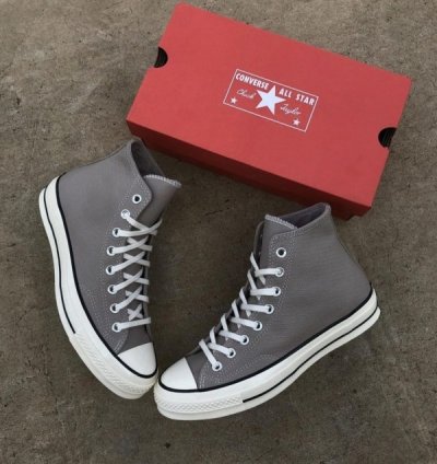 Convers E Chuck Taylor 70s High Grey Sneakers