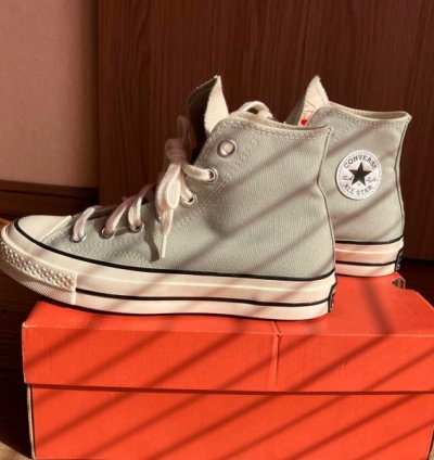 Convers E Chuck Taylor All Star 70 Hi Canvas Prism Green Sneakers