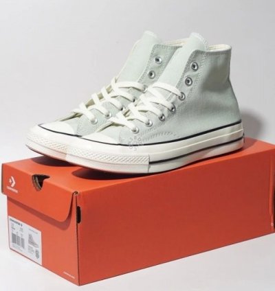 Convers E Chuck Taylor All Star 70 Hi Canvas Prism Green Sneakers