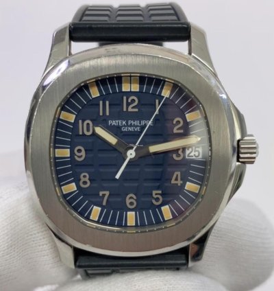 Patek Philippe Aquanaut 36mm Steel - Blue Dial - Blue Rubber Strap 5066a-010