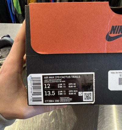 Nike Air Max 270 Cactus Jack - Size 12
