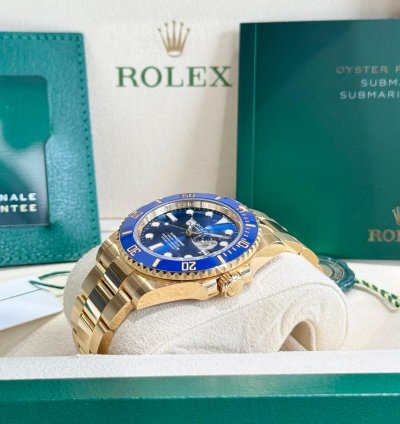 Rolex Submariner Date Blue Dial Yellow Gold 41mm 2023