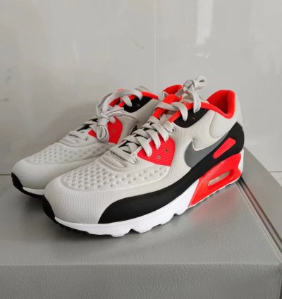 Nike Air Max 90 Ultra Se Shoes Platinum Gray 845039-006