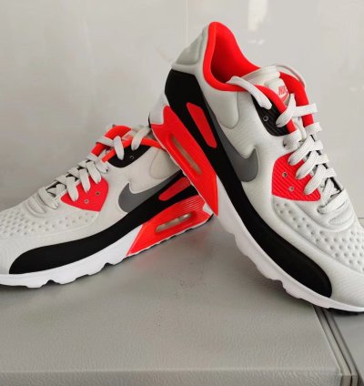 Nike Air Max 90 Ultra Se Shoes Platinum Gray 845039-006