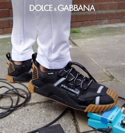 Dolce Gabban A Ns1 Low Top Black Sneakers