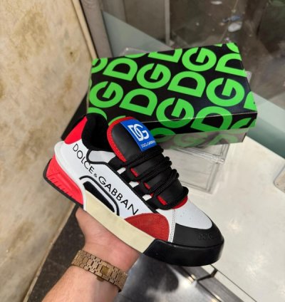 Dolce Gabbana Protofino Red White Sneakers