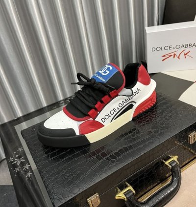 Dolce Gabbana Protofino Red White Sneakers