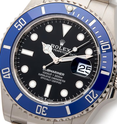 Rolex Submariner Date Blueberry 18k White Gold 126619lb - Ats-w008129