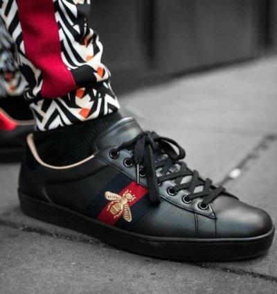 Gucci Ace Bee Black Sneakers