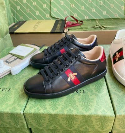 Gucci Ace Bee Black Sneakers
