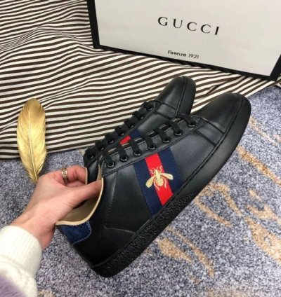 Gucci Ace Bee Black Sneakers