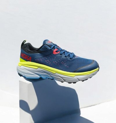 Hok A Challenger Art 6 Grey Blue Sneakers