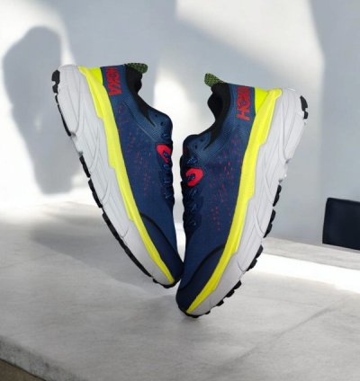 Hok A Challenger Art 6 Grey Blue Sneakers