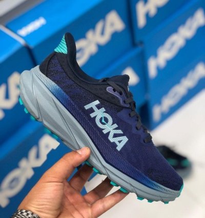 Hok A Challenger Atr 7 Navy Blue Sneakers