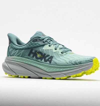 Hok A Challenger Atr 7 Wide Mist Green Sneakers