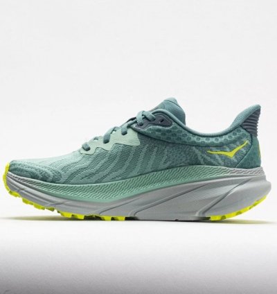 Hok A Challenger Atr 7 Wide Mist Green Sneakers