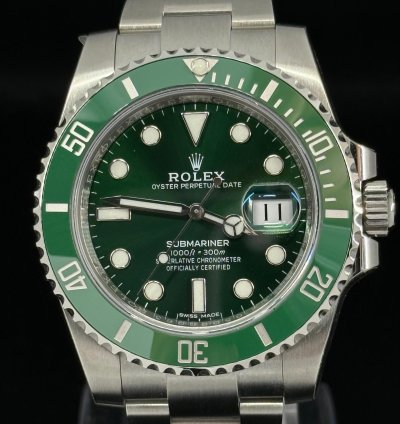 Rolex Submariner Date Full Stickersbut Back Case And White Tag