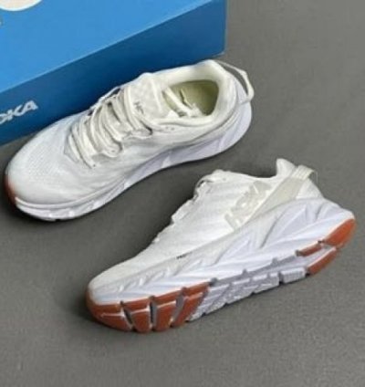 Hok A One Elevon 2 White Sneakers