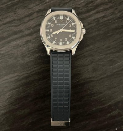 Patek Philippe Aquanaut 5065a-001 38mm 2006 Full Set Switzerland Blue Strap