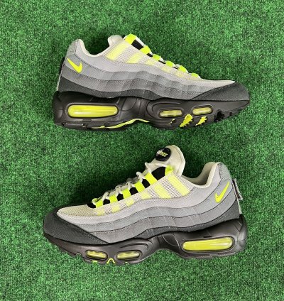Nike Air Max 95 Sp Men Sz 9 Neon Yellow Volt Black Patch