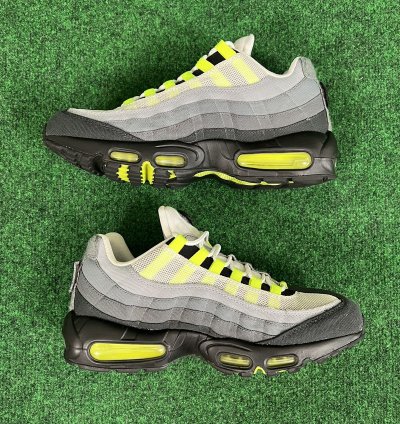 Nike Air Max 95 Sp Men Sz 9 Neon Yellow Volt Black Patch