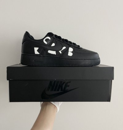 Steal 2025 Nike Comme Des Gar Ons Black Air Force 1 Low