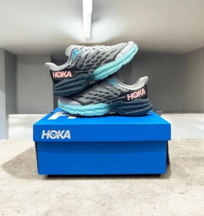 Hoka One Speedgoat Grey Sneakers