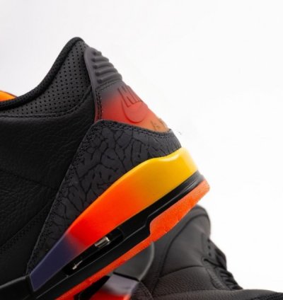 J Balvin X Nike Air Jordan 3 Basketball Sneakers
