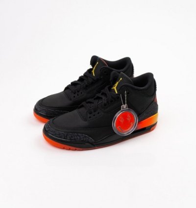 J Balvin X Nike Air Jordan 3 Basketball Sneakers