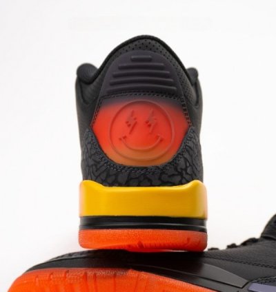 J Balvin X Nike Air Jordan 3 Basketball Sneakers