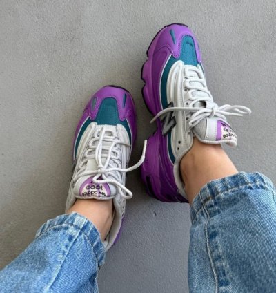 Jfg X Newbalance Grey Violet Sneakers