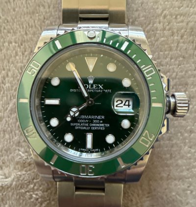 Rolex Submariner Date Hulk 116610lv