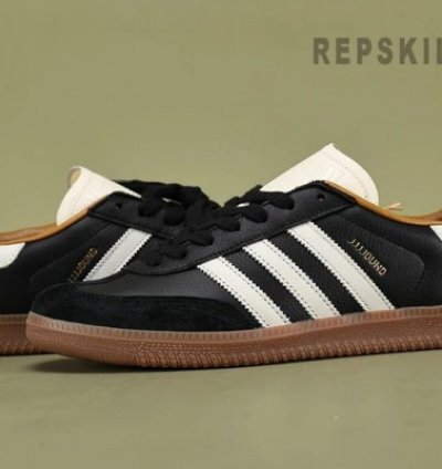 Jjjjound X Adidas Samba Core Black Gum Sneakers