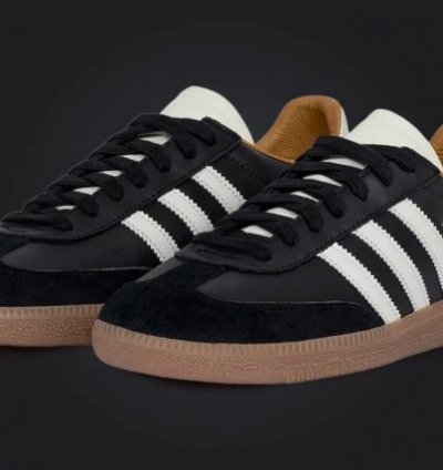 Jjjjound X Adidas Samba Core Black Gum Sneakers