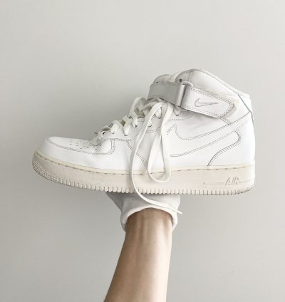 Steal Vintage Nike Air Force 1 Mid 82 White