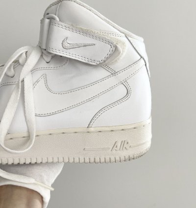 Steal Vintage Nike Air Force 1 Mid 82 White