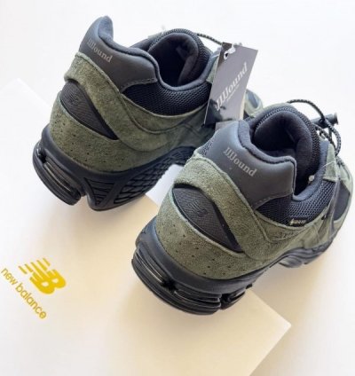 Jjjound X Newbalance 2002r Gore Tex Green Sneakers