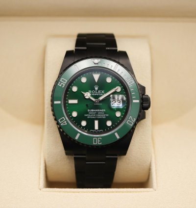 Rolex Submariner Date Hulk Black Dlc-pvd Rolex Submariner 40 Mm