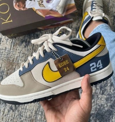 Kobe Bryant X Nike Sb Dunk Grey Blue Sneakers