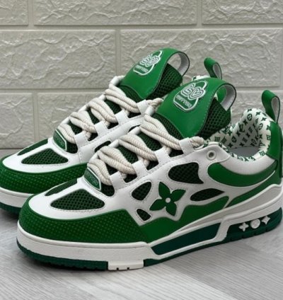 Loui S Vuitton Trainer Green Skater Sneakers