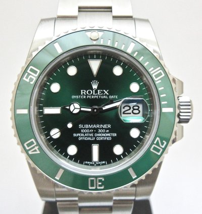 Rolex Submariner Date Hulk Nos Full Stickers 116610lv