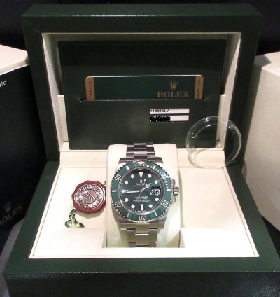 Rolex Submariner Date Hulk Nos Full Stickers 116610lv