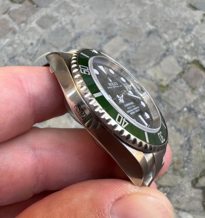 Rolex Submariner Date Kermit Italia Nuovo New Full Set Stikered Plastiche
