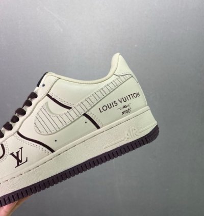 Louisvuittion X Nik E Air Force Ignite Edition Sneakers
