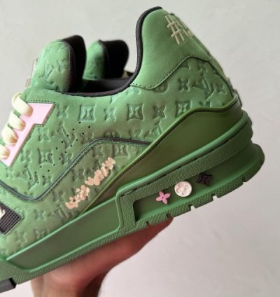 Louisvuitton By Tyler The Creator 2024 Lv Trainer Green Sneakers